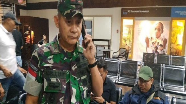 Pos TNI di Banti Mimika Ditembaki KKB, TNI Siaga