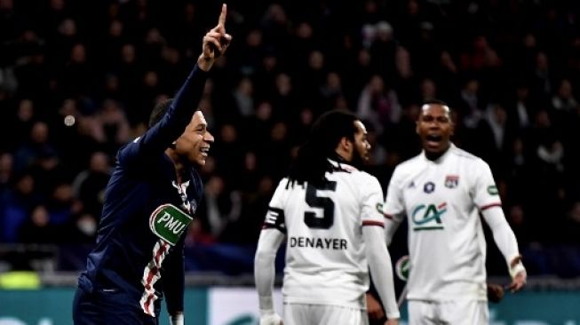 Libas Lyon, Mbappe Cetak Hat-trick Bawa PSG ke Final Piala Prancis