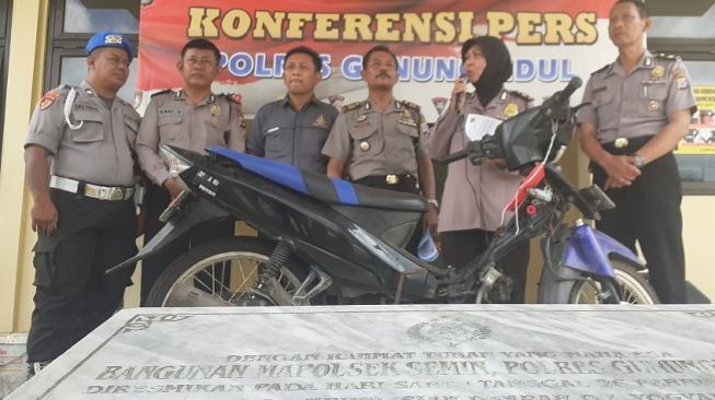 2 Pelajar SMP Curi Sepeda Motor di Halaman Masjid di Gunungkidul