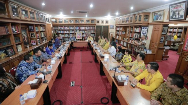 Ketum Golkar Airlangga Temui SBY. (Ist)