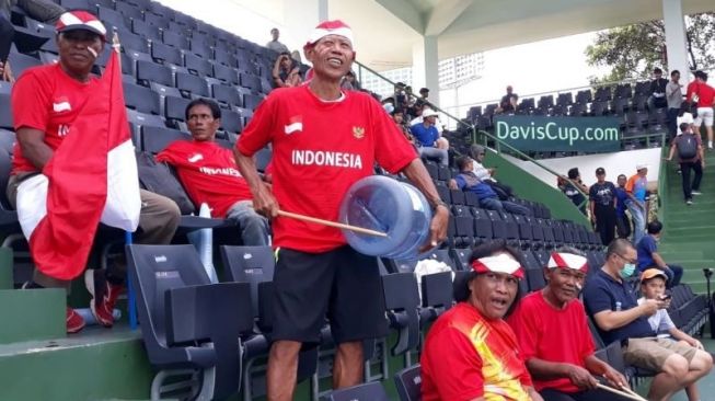 Isu Corona Tak Surutkan Suporter Tim Indonesia di Piala Davis