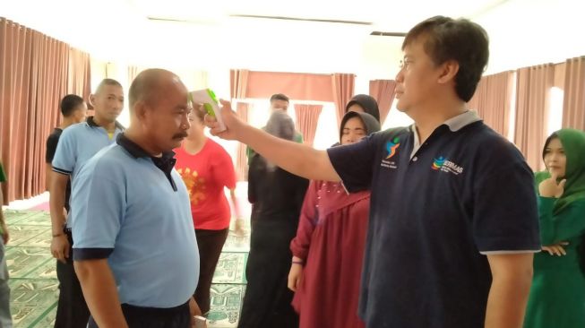 Cegah Corona, 214 WBP Lapas Rangkasbitung Jalani Pemeriksaan Kesehatan