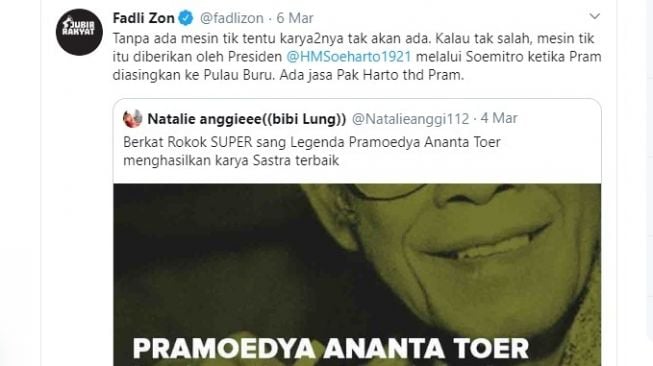 Mesin Tik Pram Bukan dari Soeharto, Orba Hanya Kasih Mesin Bekas