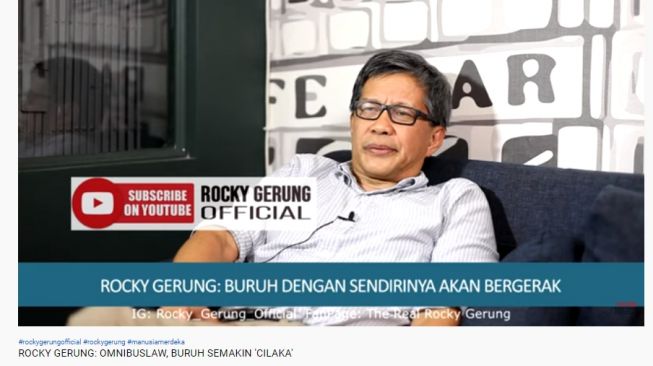 Jokowi Mau Revisi UU ITE, Rocky Gerung: Cuma Tes Ombak, Palsu