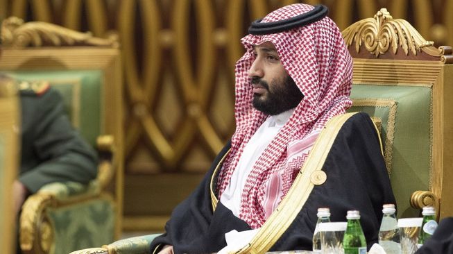 Putera Mahkota Arab Saudi, Pangeran Mohammed bin Salman. [AFP/Saudi Royal Palace/Bandar al Jaloud]