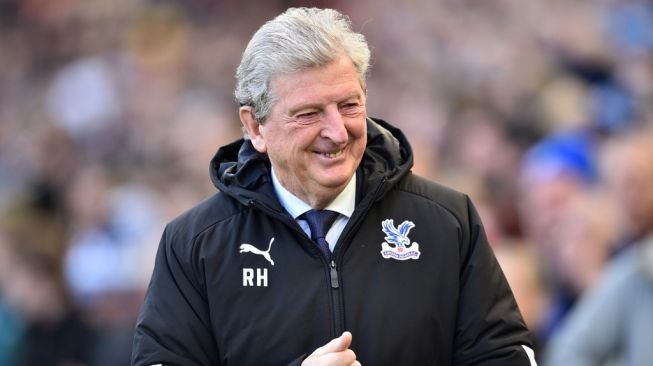 Pelatih Crystal Palace, Roy Hodgson. [GLYN KIRK / AFP]