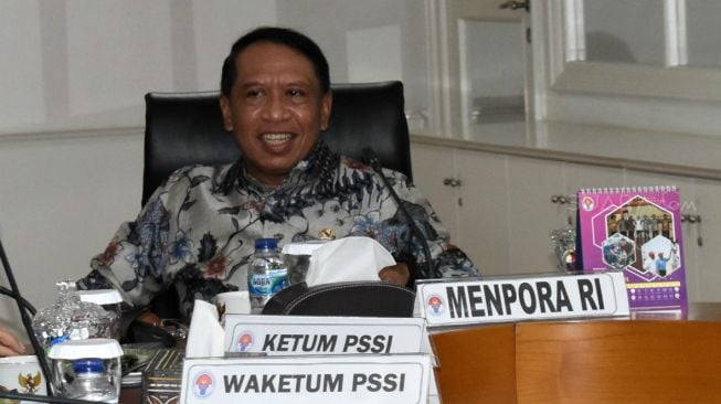 Menpora Zainudin Amali. [Suara.com/Arief Apriadi]