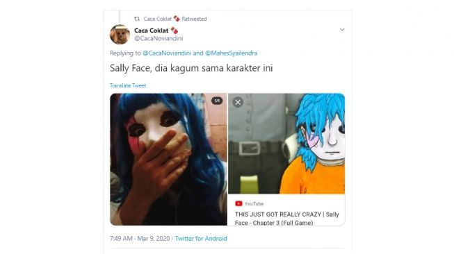 Video gadis pembunuh Sawah Besar. [Twitter]