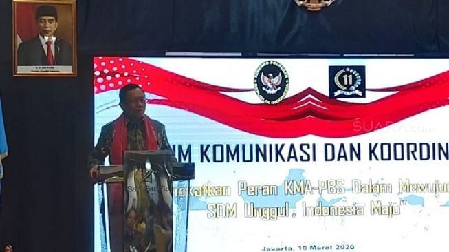 Bandingkan Angka Kematian Corona dengan Kecelakaan, Mahfud: Jangan Takut