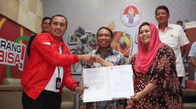 Kemenpora dan NPC Tandatangani Kerja Sama terkait Dana Fasilitasi