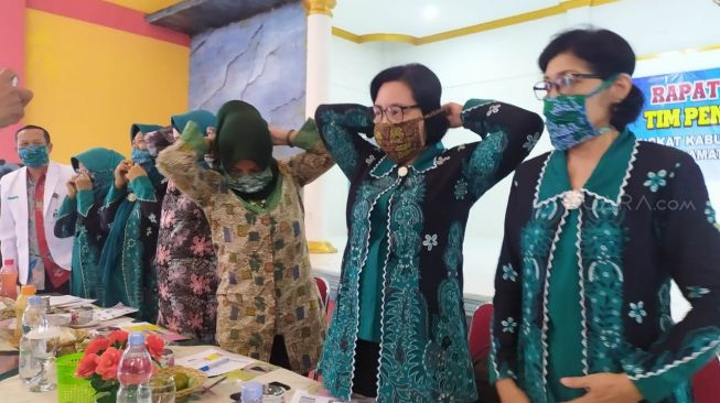 Unik Masker  Kain  Batik di Banyumas untuk Cegah Virus 