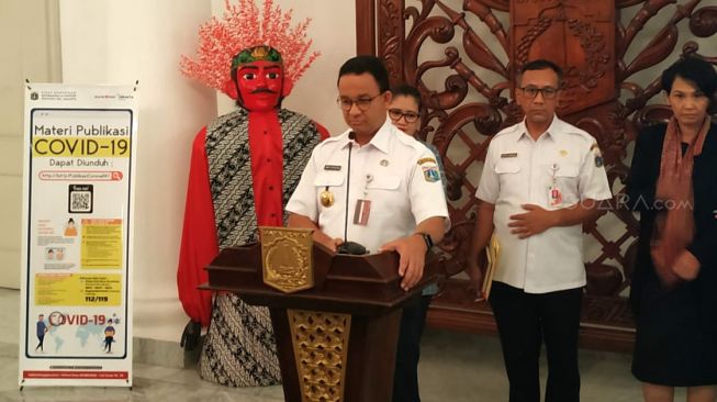 Anies Umumkan Jakarta Berstatus Darurat Corona Soft Lockdown