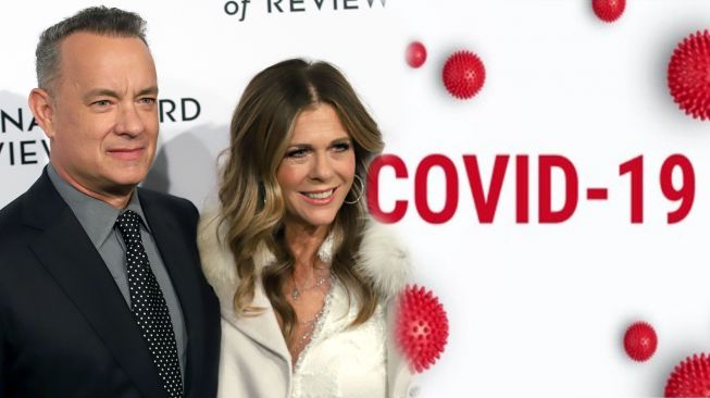 Tom Hanks dan Rita Wilson positif virus corona Covid-19 (Kolase foto)