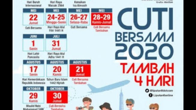 Cuti Bersama ASN Ditambah Jadi 24 Hari
