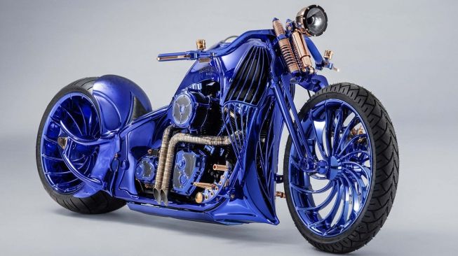 Harley-Davidson Blue Edition, Berlapis Emas Tembus Rp 27,8 Miliar