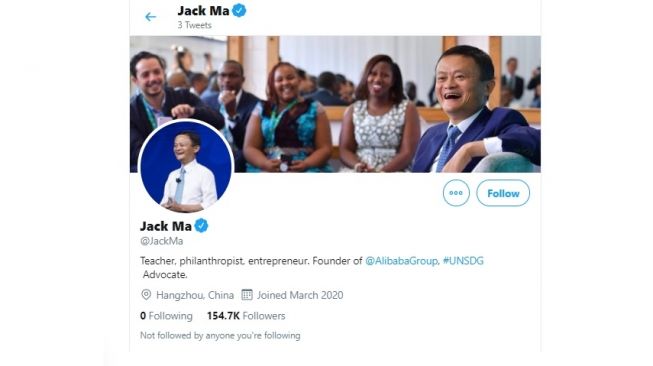 Cuitan Perdana Jack Ma, Posting Kirim Bantuan Korban Virus Corona ke AS