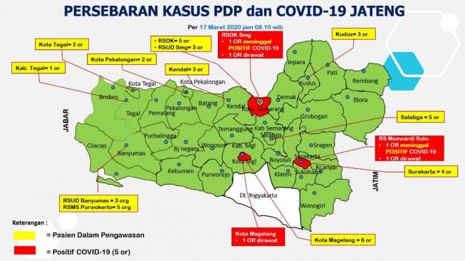 Daftar Situs Resmi Informasi Pantauan Corona Berbagai Daerah di Indonesia