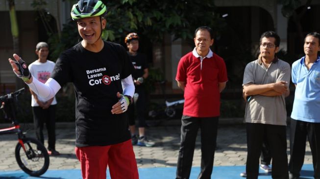 Sosialisasi Pencegahan Virus Corona, Ganjar Pranowo Keliling Kota Semarang