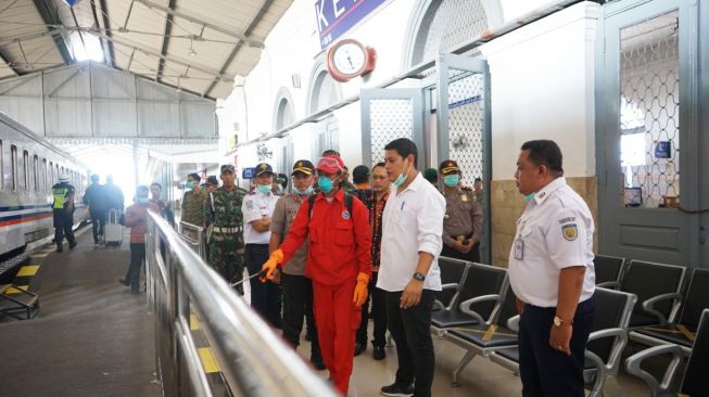 Imbas Corona, Jumlah Penumpang di Stasiun dan Terminal Kota Kediri Anjlok