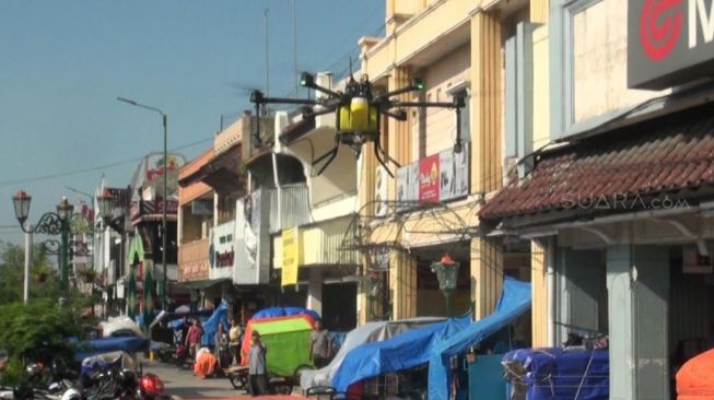Malioboro Zona Rentan Sebaran Corona, Pemda DIY Kerahkan Drone Disinfektan