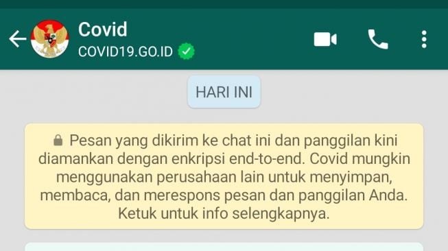 Bisa Tanya-Tanya, Kominfo Luncurkan Hotline WhatsApp Covid-19