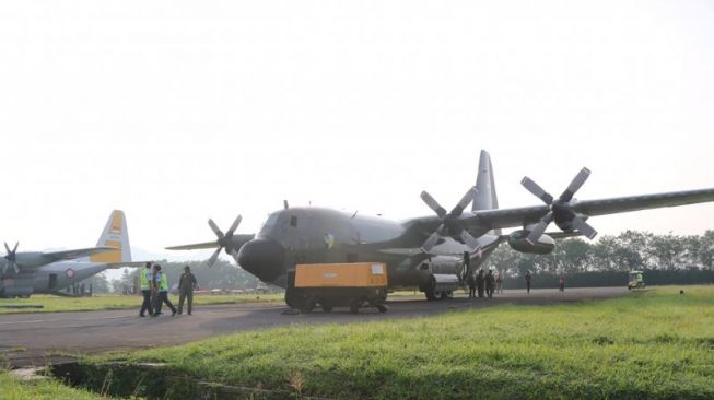 TNI Kirim Hercules ke Tiongkok, Jemput Alat Kesehatan untuk Gempur Covid-19