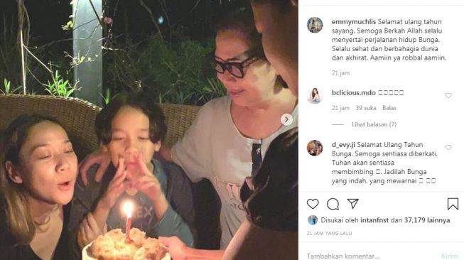 Perayaan ulang tahun Bunga Citra Lestari [Instagram/@emmymuchlis]