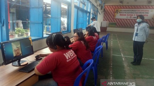 Rutan Surakarta Lockdown, Tahanan Bisa Video Call Sama Keluarga