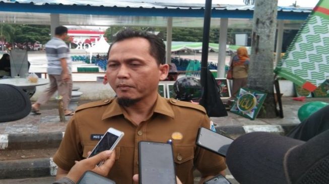 42 Puluhan Kelurahan di Pangkalpinang Disemprot Disinfektan