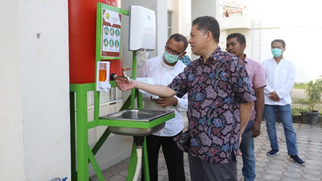 Inovasi Wastafel Portable Universitas Syiah Kuala (dokumentasi Universitas Syiah Kuala)