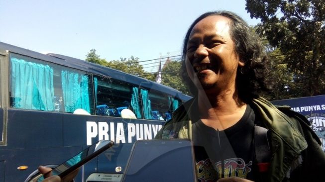Ketua Viking Persib Club Heru Joko. (Ayobandung.com/Anggun Nindita)
