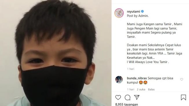 Dapat Ucapan Ultah Dari Anak Rey Utami Doakan Cepat Lulus Sekolah