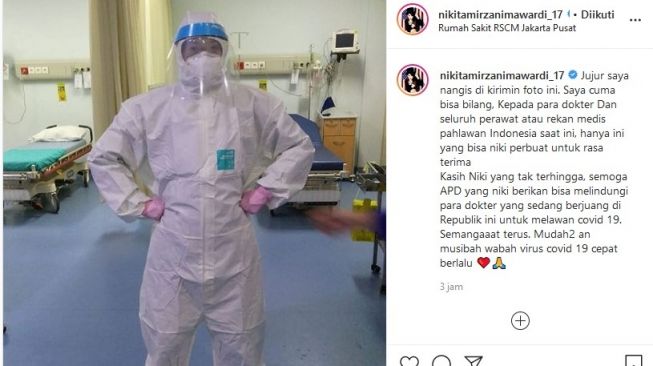 Nikita Mirzani Ungkap Alasan Mewek Gara gara APD 