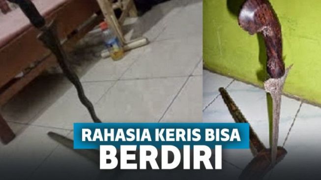 Dikenal Lekat dengan Nuansa Mistis, Ini Rahasia Keris Bisa Berdiri Sendiri