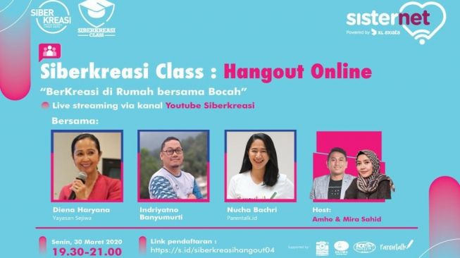 Dukung Physical Distancing, Sisternet Buka Kelas Edukasi Online. [XL Axiata]