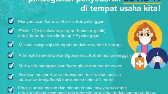 UMKM : 8 Prosedur Pencegahan Penyebaran Covid-19 di Tempat Usaha