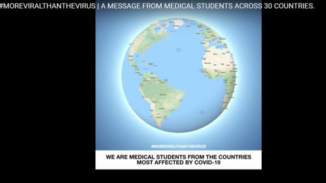 Viral, Aksi 27 Mahasiswa Kedokteran Berbagai Negara Cegah Corona Covid-19