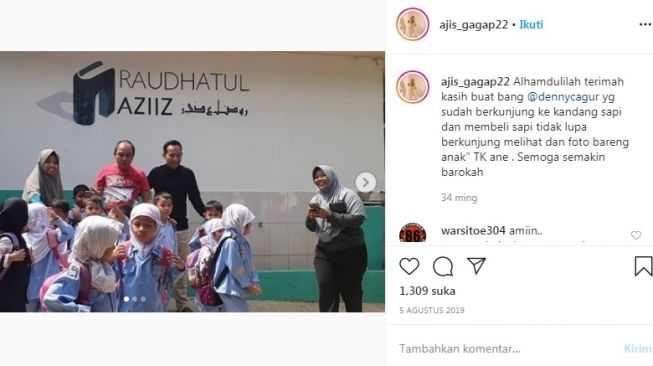 Bisnis Aziz Gagap [Instagram/@ajis_gagap22]