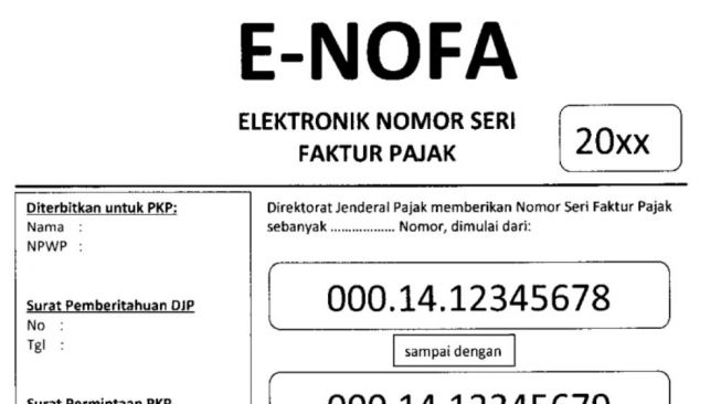 Khusus Pengusaha, Begini Cara Pakai e-Nofa buat Dapatkan Nomor Seri Faktur 