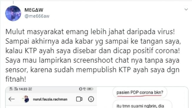 Wafat saat Demam Tinggi, Ayah Dituduh Positif Corona dan Foto KTP Disebar