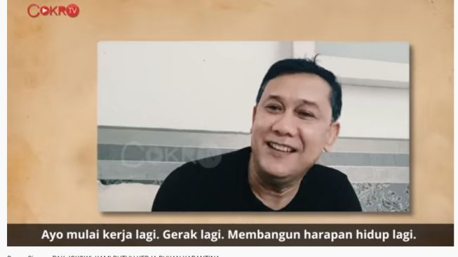 Denny Siregar sebut rakyat butuh pekerjaan dibanding karantina. (YouTube/Cokro TV)