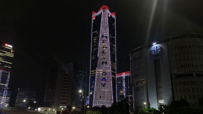 Peringati Hari Kesehatan Dunia, Telkom Pasang Lampu di Landmark Tower