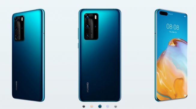 Diluncurkan di Indonesia, Jumat (10/4/2020), harga Huawei P40 Pro dipatok di angka Rp 14,5 juta. [Dok Huawei]