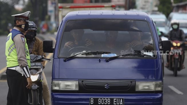 1.306 Pengendara Terciduk Tak Pakai Masker Saat PSBB di Jakarta