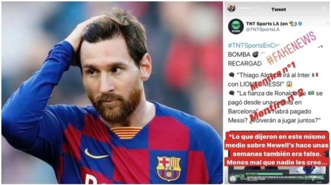 Lionel Messi Sebut Kabar Kepindahan ke Inter Milan Adalah Berita Palsu