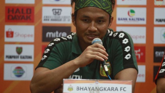 Kiper Bhayangkara FC Wahyu Tri Nugroho ( dok. Bhayangkara FC)