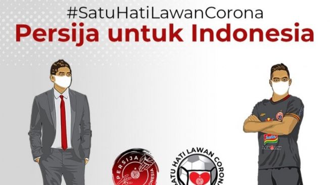 Lawan Virus Corona, Galang Donasi Persija Jakarta Tembus Rp 200 Juta