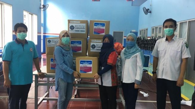 Program Aksi Kemnaker, BLK Samarinda Serahkan 200 APD pada IDI