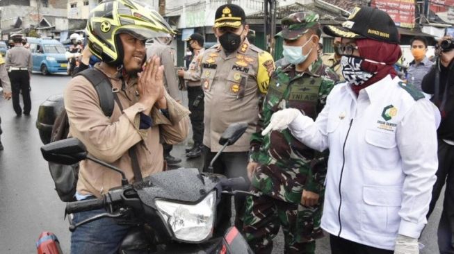 621 Pengendara Langgar PSBB di Kota Bogor, Kebanyakan Tak Pakai Masker