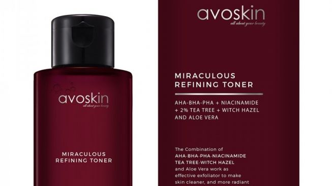 Avoskin Miraculous Refining Toner. (Avoskin)